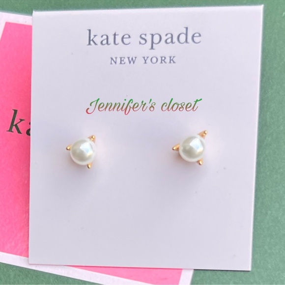 Kate Spade Mini Pearl Stud Earrings - Picture 5 of 7